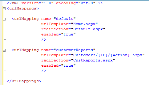 Default.aspx Redirect Example