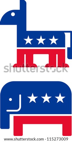 Democratic Party Logo Vector