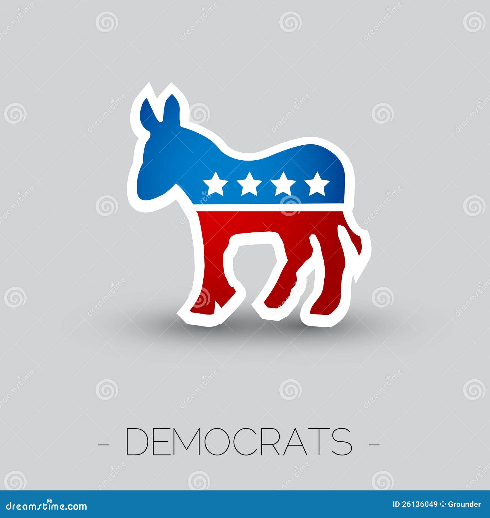 Democratic Party Logo Vector