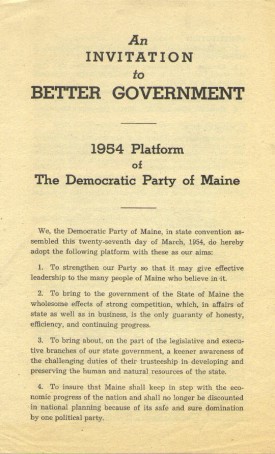 Democratic Party Platform 1932