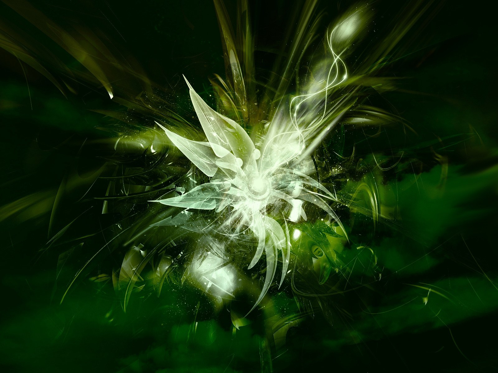 Desktop Wallpaper Abstract Green