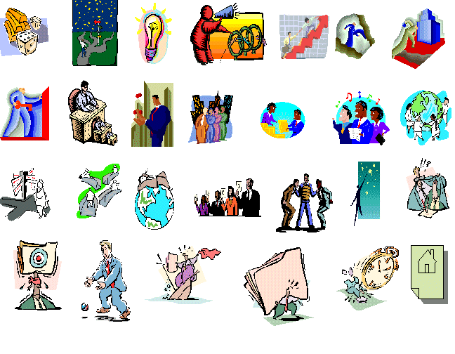 Different Jobs Clipart