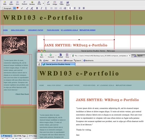 Digital Portfolios Examples