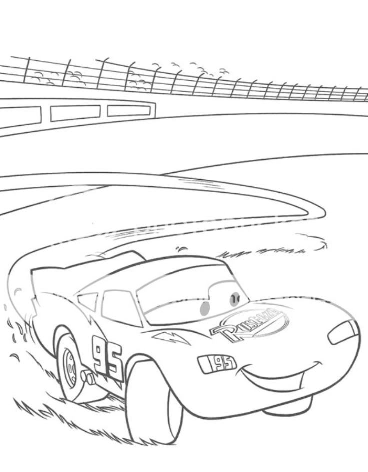 Disney Pixar Cars Characters Coloring Pages