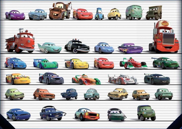 Disney Pixar Cars Characters Coloring Pages