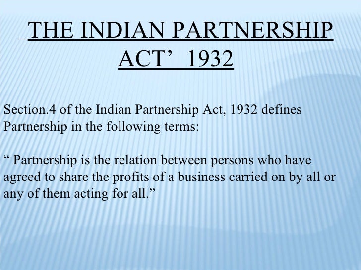 Dissolution Of Partnership Firm Under Indian Partnership Act