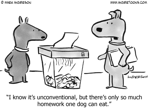 Do Your Homework Cartoon