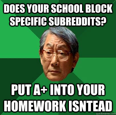 Do Your Homework Meme