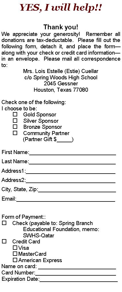 Donation Form