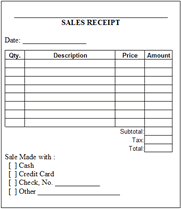 Donation Receipt Form Template