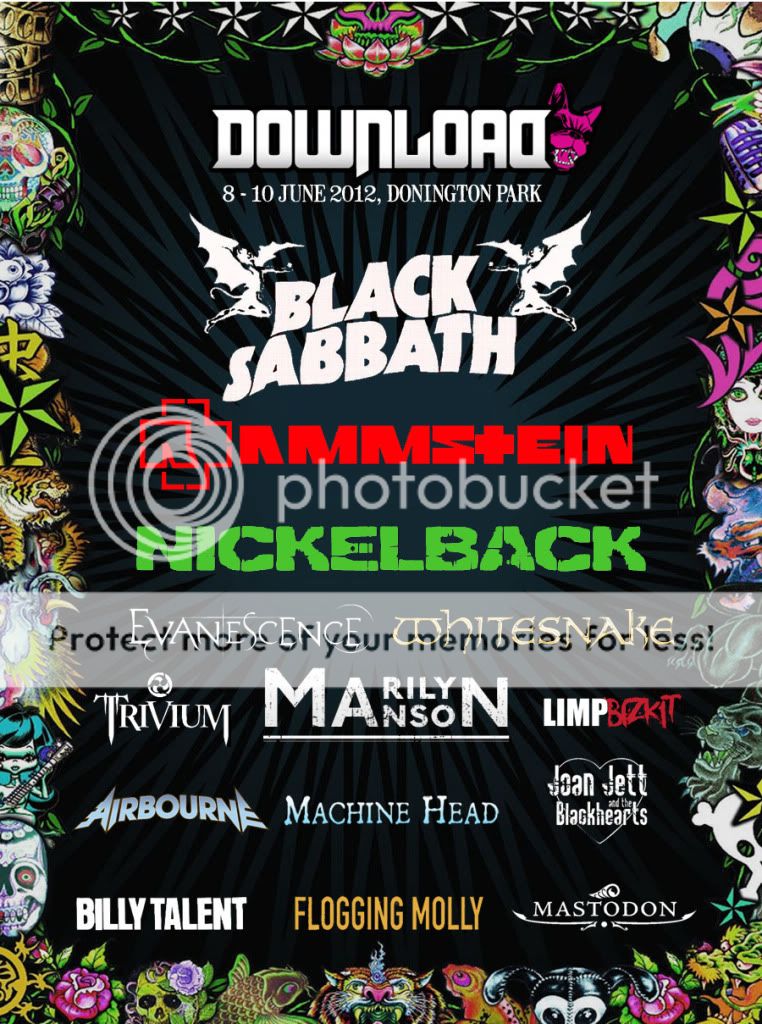 Download Festival 2012 Poster