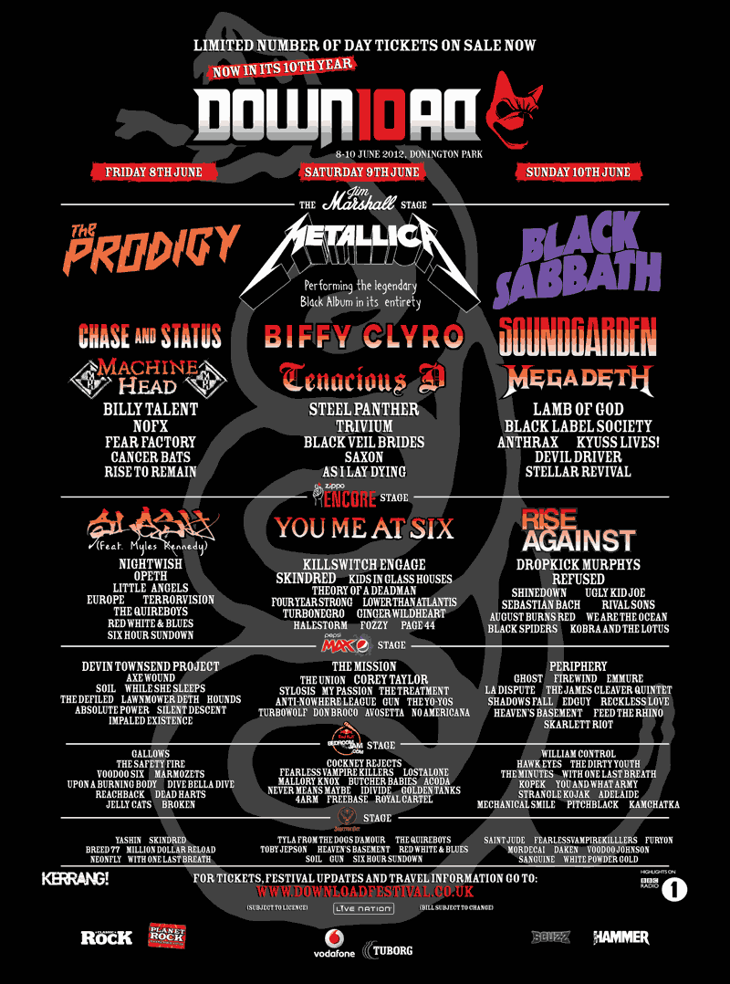 Download Festival 2013 Poster