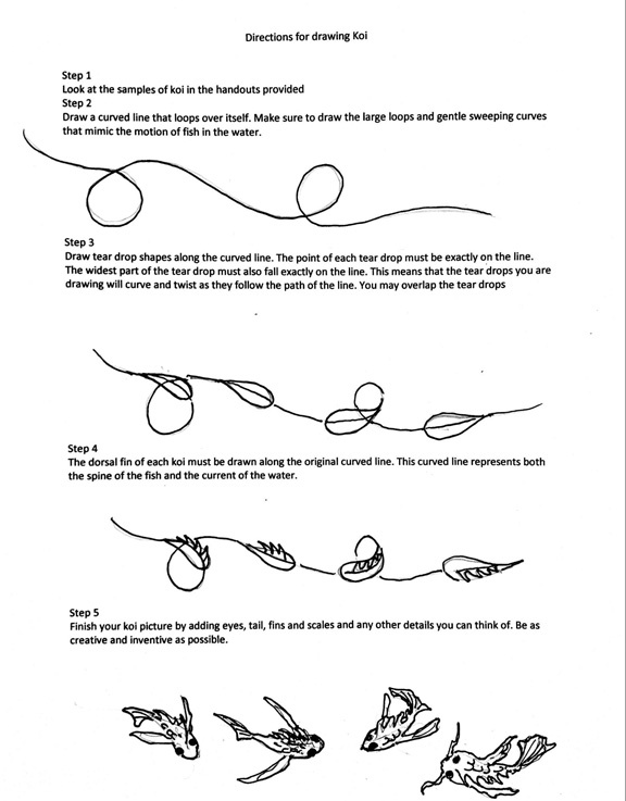 Drawings Of Schools Of Fish