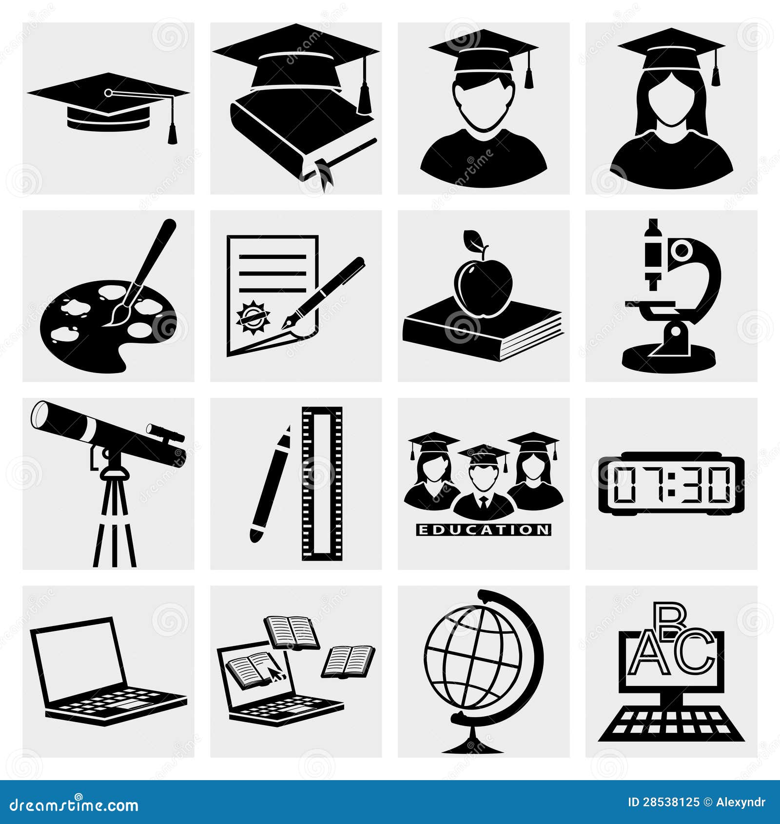 Education Icon Set