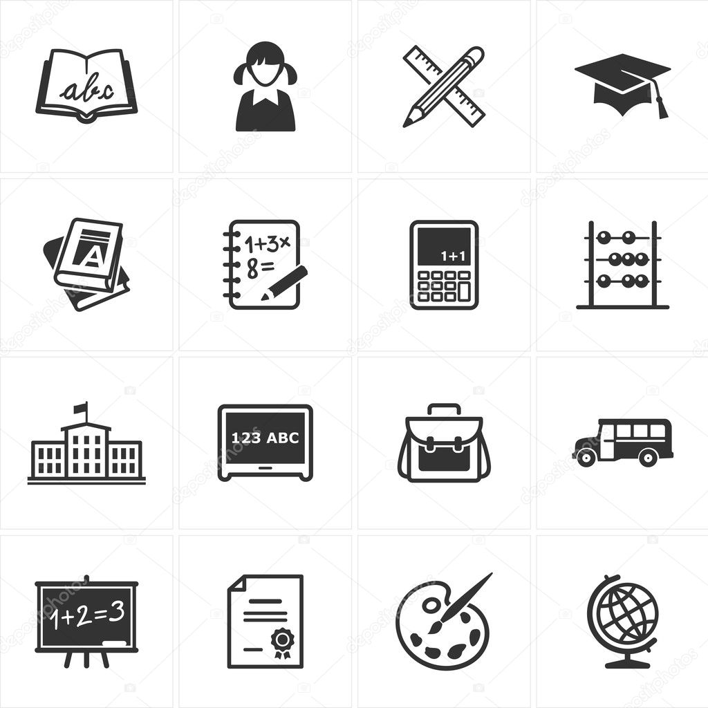 Education Icon Set