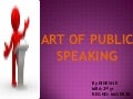 Effective Public Speaking Skills Ppt