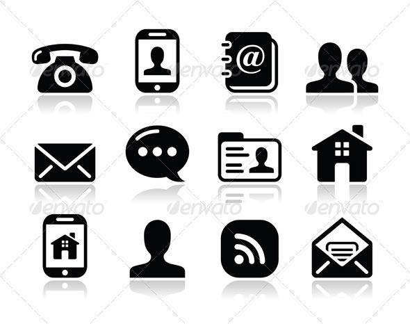 Email Icon Black