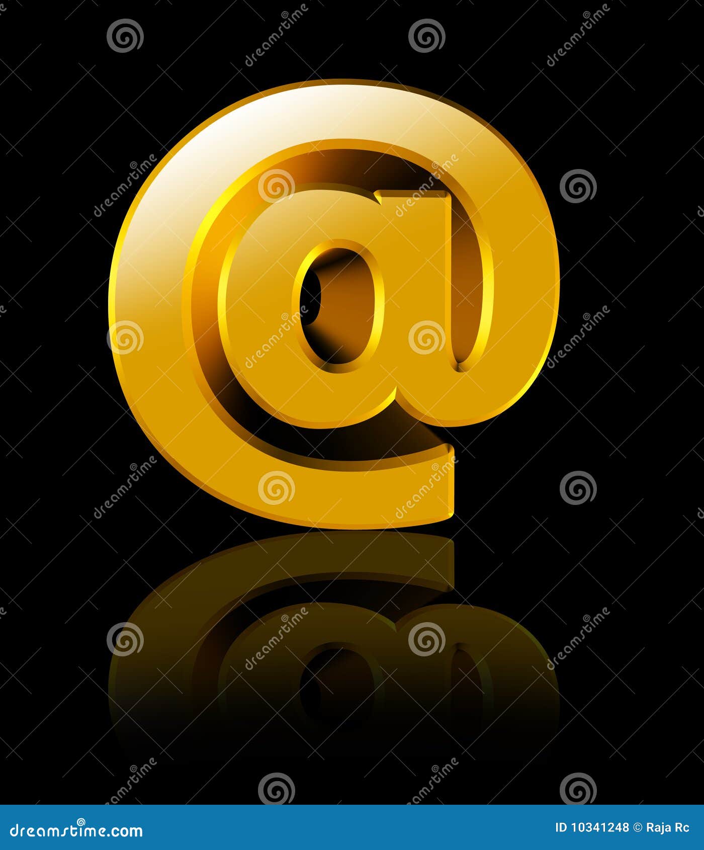 Email Icon Black Background