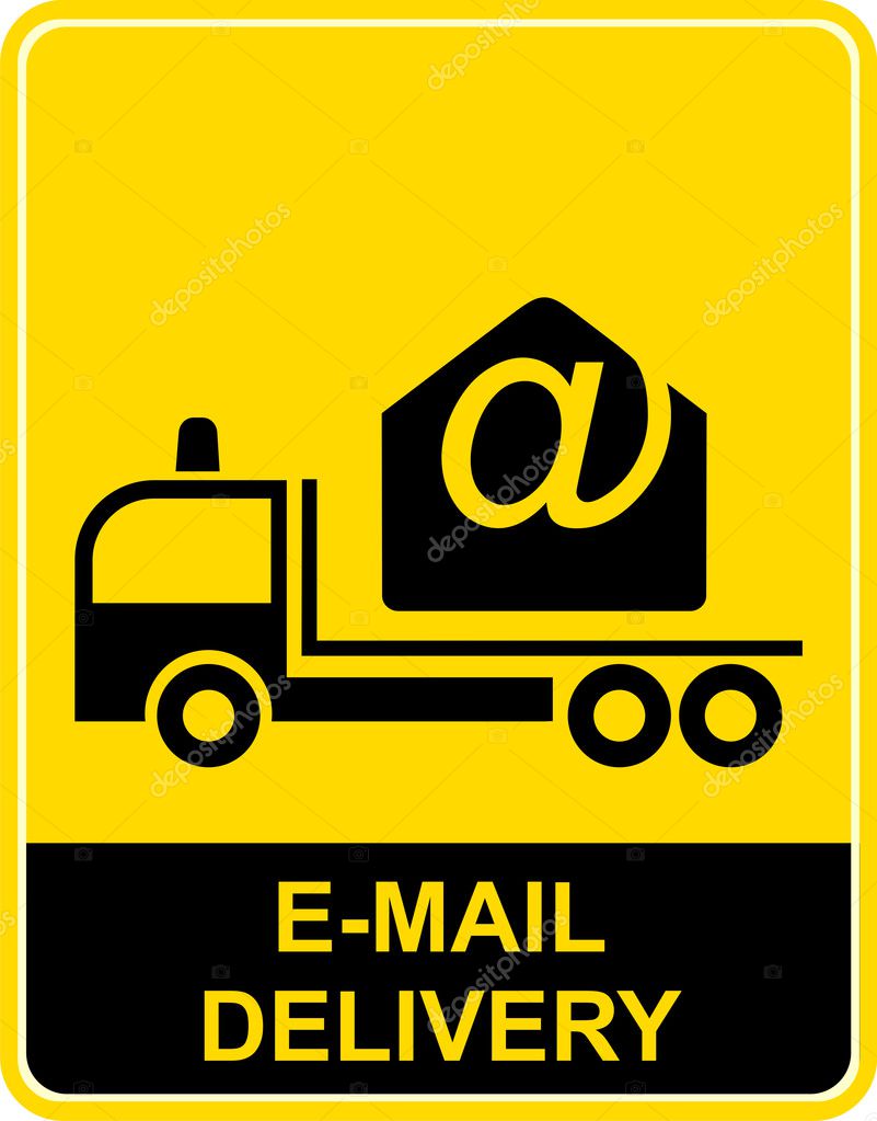 Email Icon Vector Black