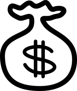 Empty Money Bag Clipart