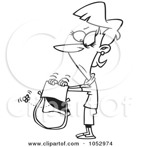 Empty Money Bag Clipart