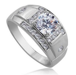 Engagement Rings For Men White Gold