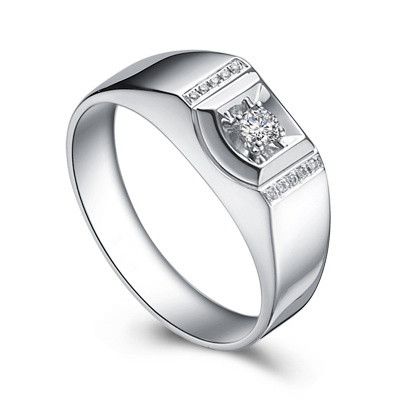 Engagement Rings For Men White Gold