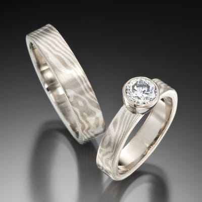 Engagement Rings Gold And Silver