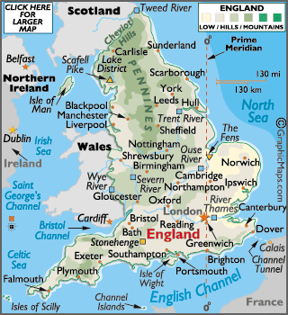 England City Map