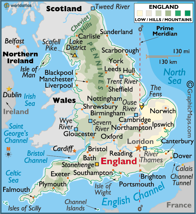 England City Map