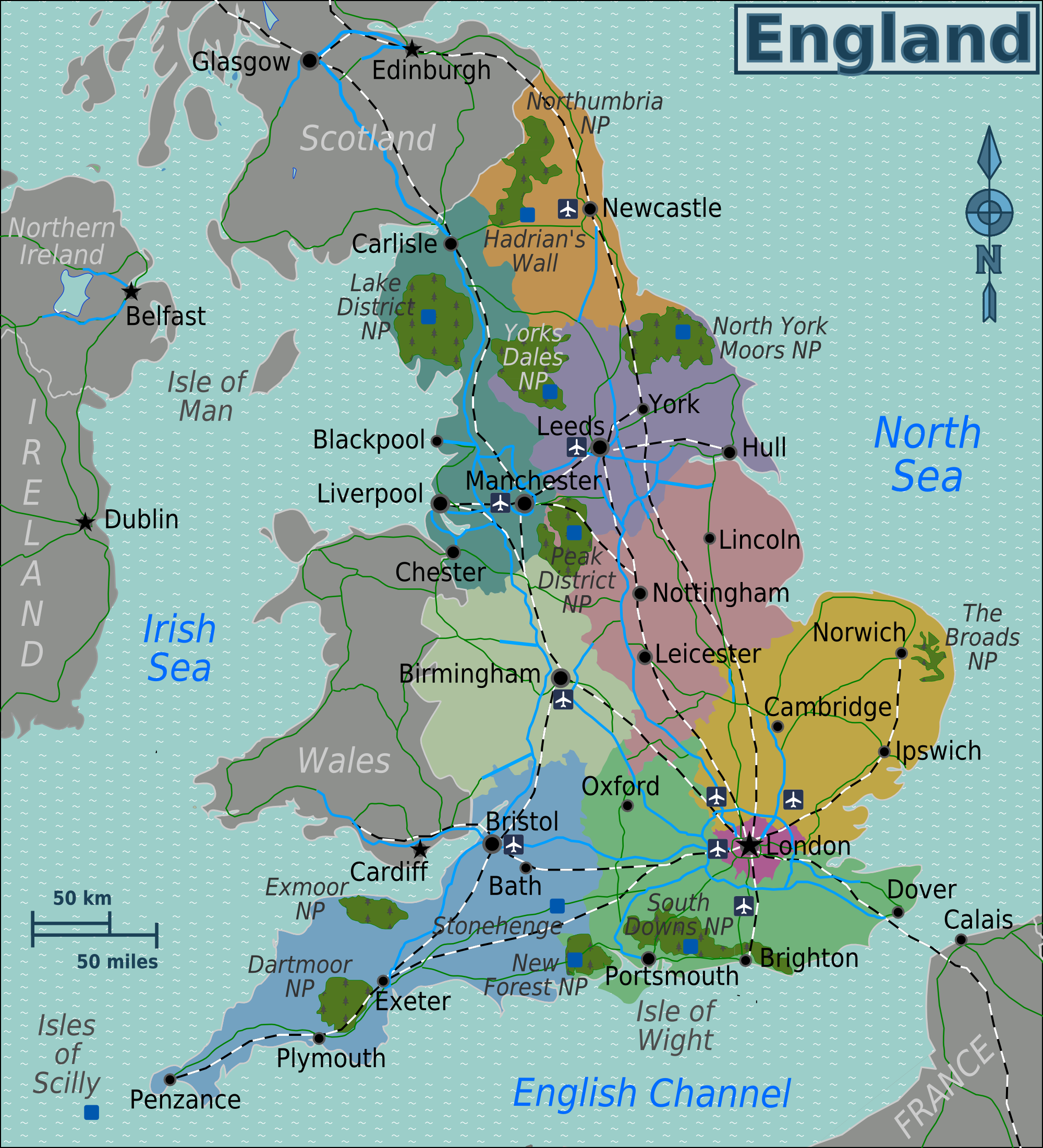 England City Map