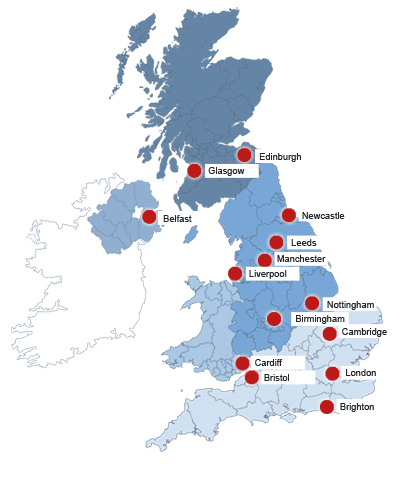 England City Map