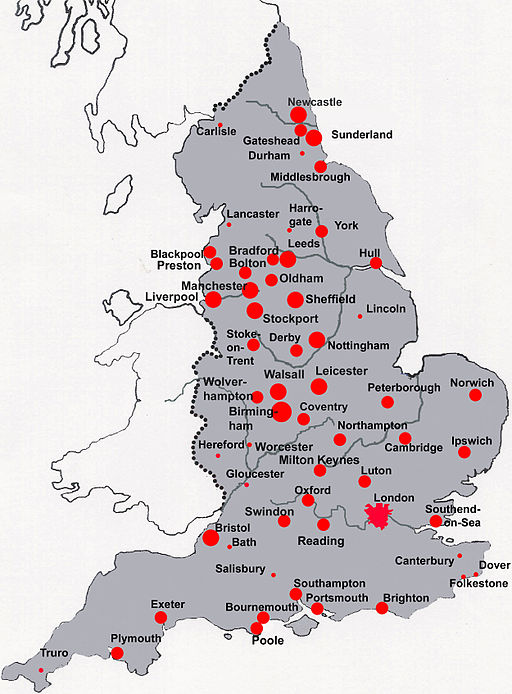 England City Names