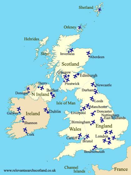 England Map Cities