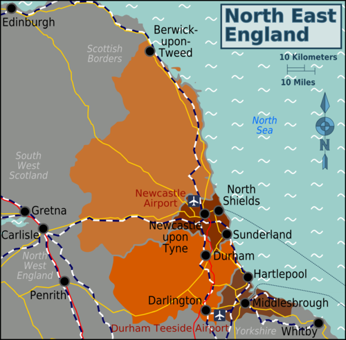 England Map Cities And Towns