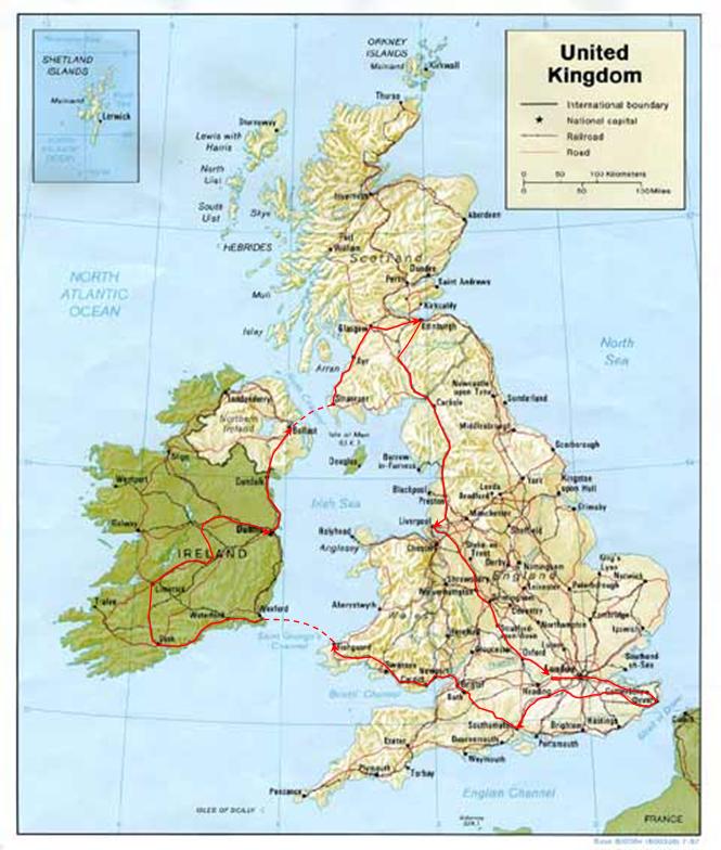 England Map Cities And Towns