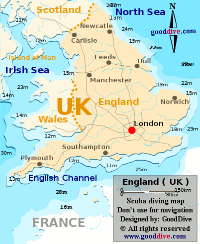 England Map Uk