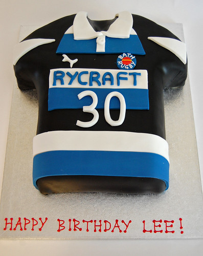 England Rugby Shirt Cake