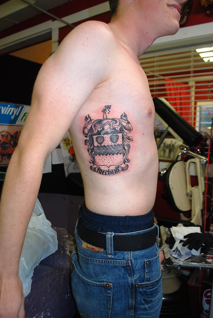 English Family Crest Tattoos