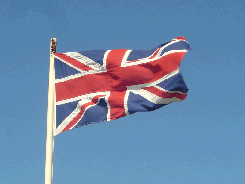 English Flag Gif