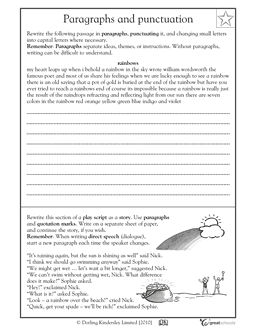 English Homework Sheets Ks2