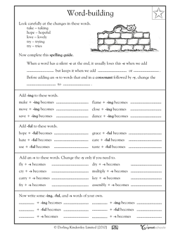 English Homework Sheets Year 1