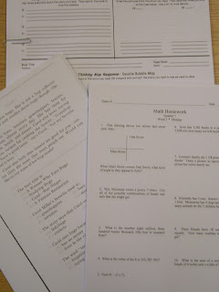 English Homework Sheets Year 4