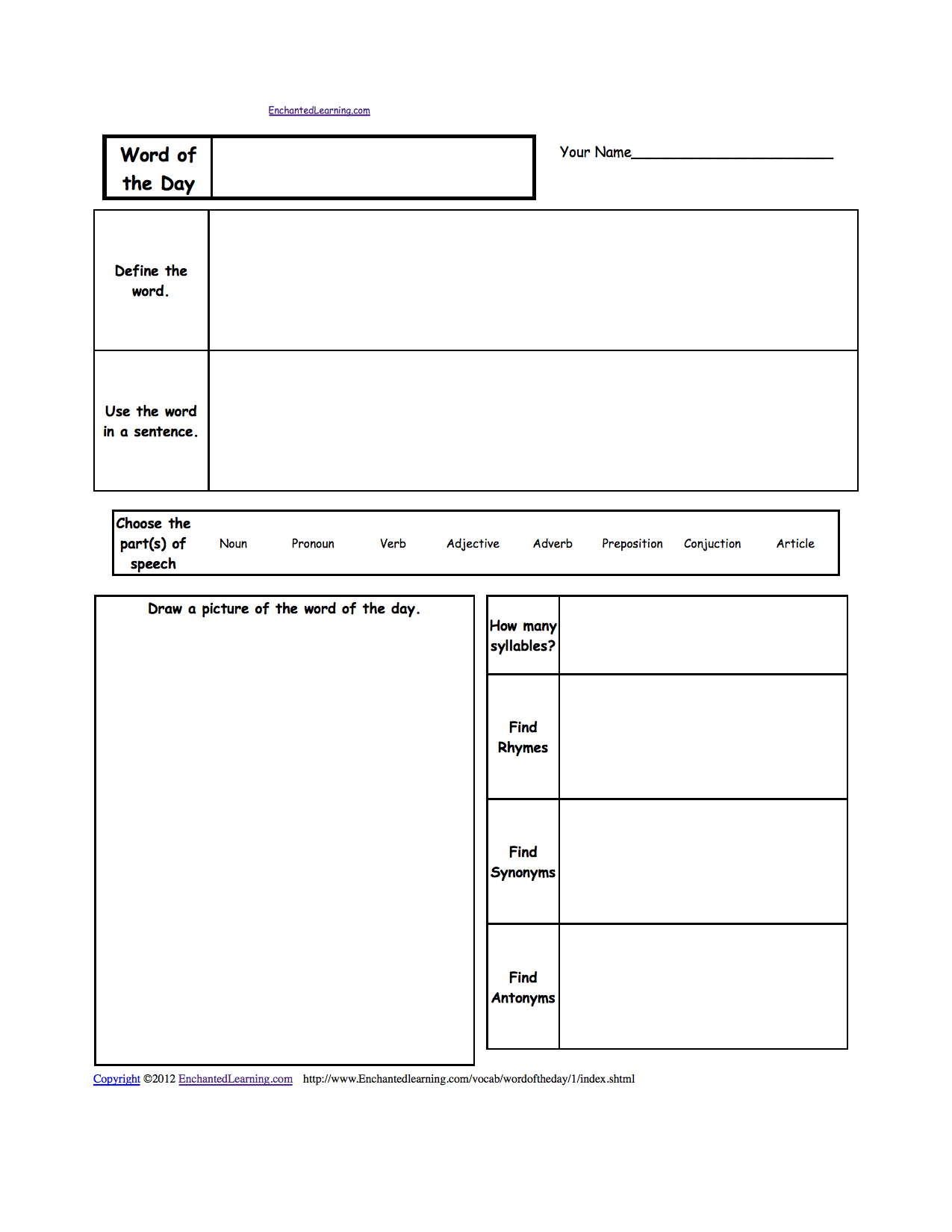 English Homework Sheets Year 8