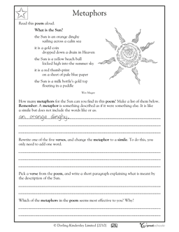 English Homework Sheets Year 8