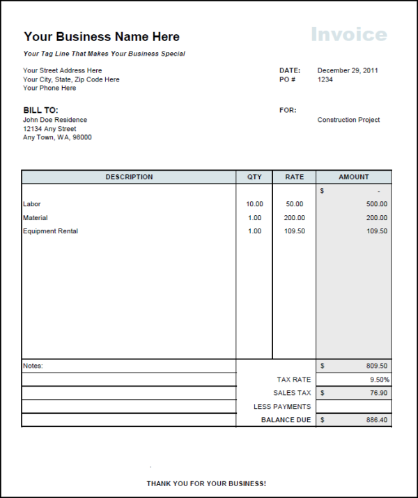 Equipment Lease Agreement Sample