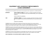 Equipment Lease Agreement Sample Download