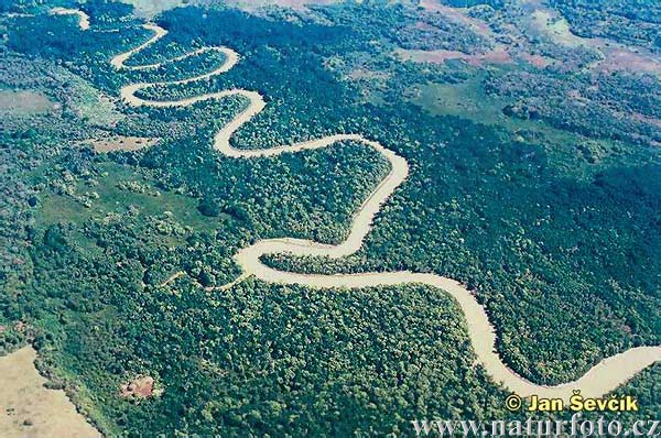 Erosional Features Of A River