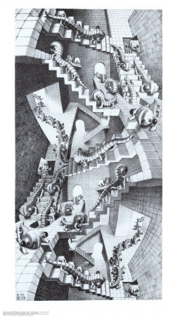 Escher Art Stairs