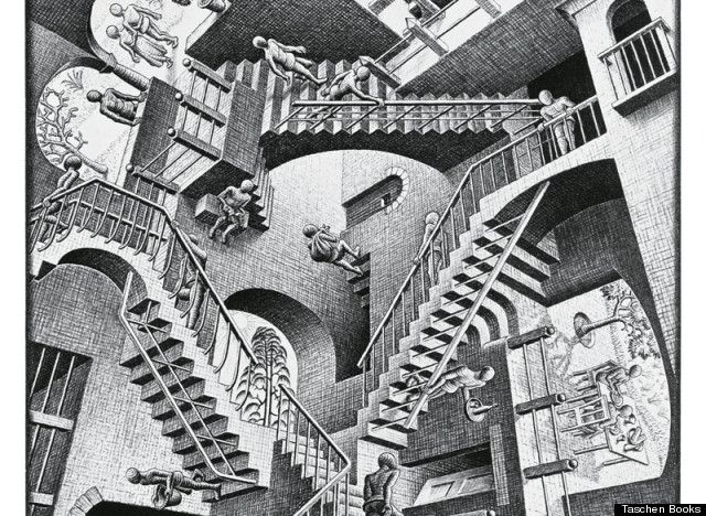 Escher Art Stairs